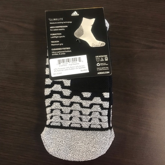 Adidas Alphaskin Traxion Maximum Cushioned High Quarter - Picture 6 of 14